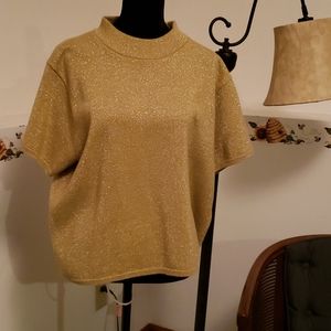 Vintage gold Norton McNaughton sweater